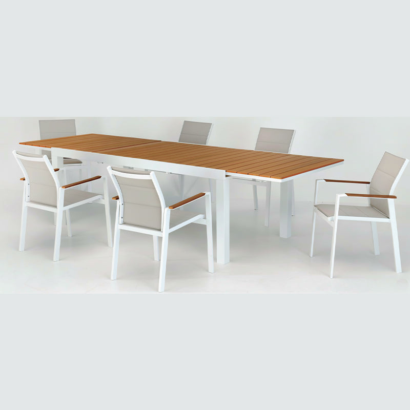 Mesa terraza extensible 80*80 a 160*80 Susana