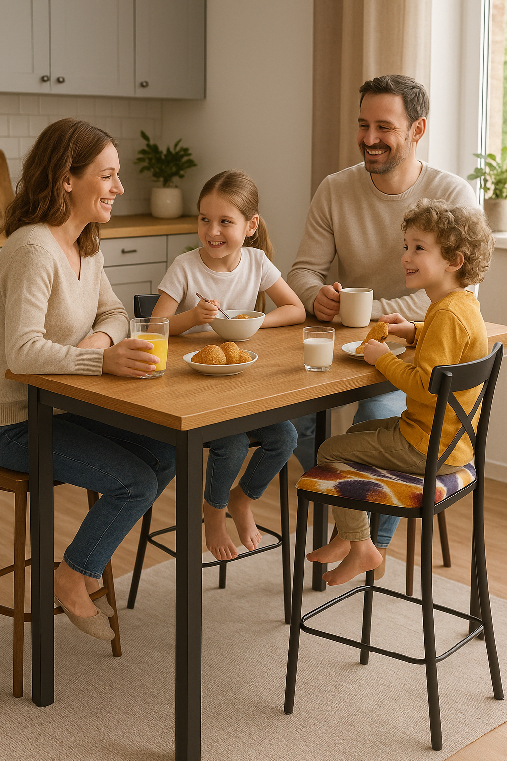 Taburete vega tapizado