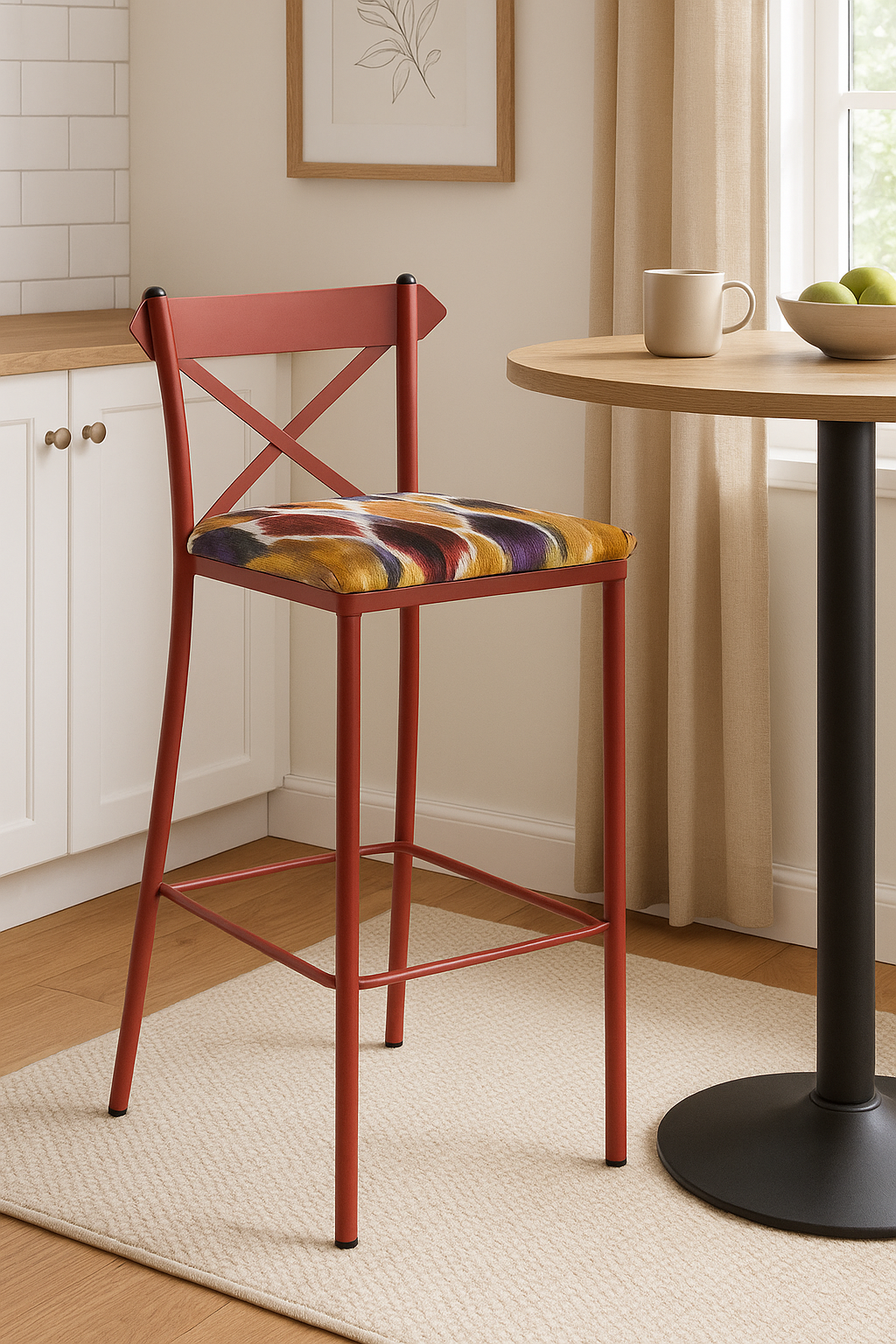 Taburete vega tapizado